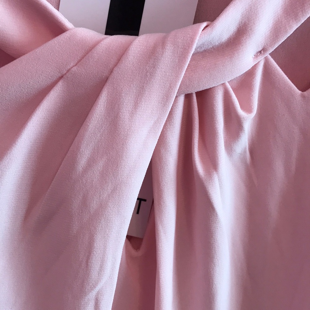 NWT Nine West pink twist front tank top - Picture 3 of 4